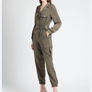 Guess - Long Sleeved Olive Jumpsuit